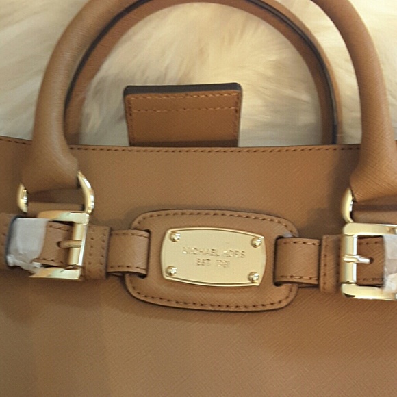 Michael kors Hamilton EW Satchel Leather brown - Picture 5 of 7